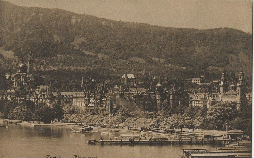 Zürich, Alpenquai, 1925 Kaufen auf Ricardo
