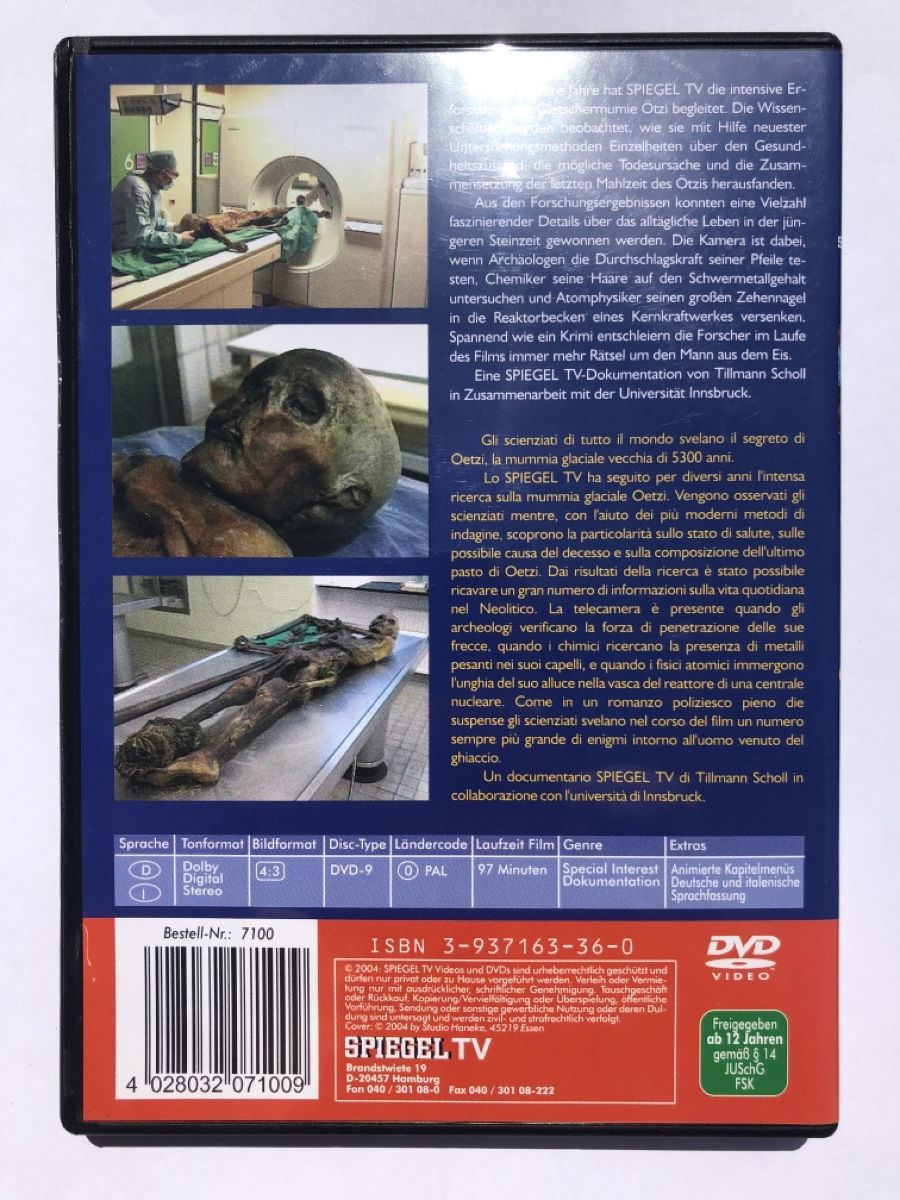 Alle DVDs: Ötzi DVD - Der Mann aus dem Eis – Gebraucht aus Langenthal von J_L49 1