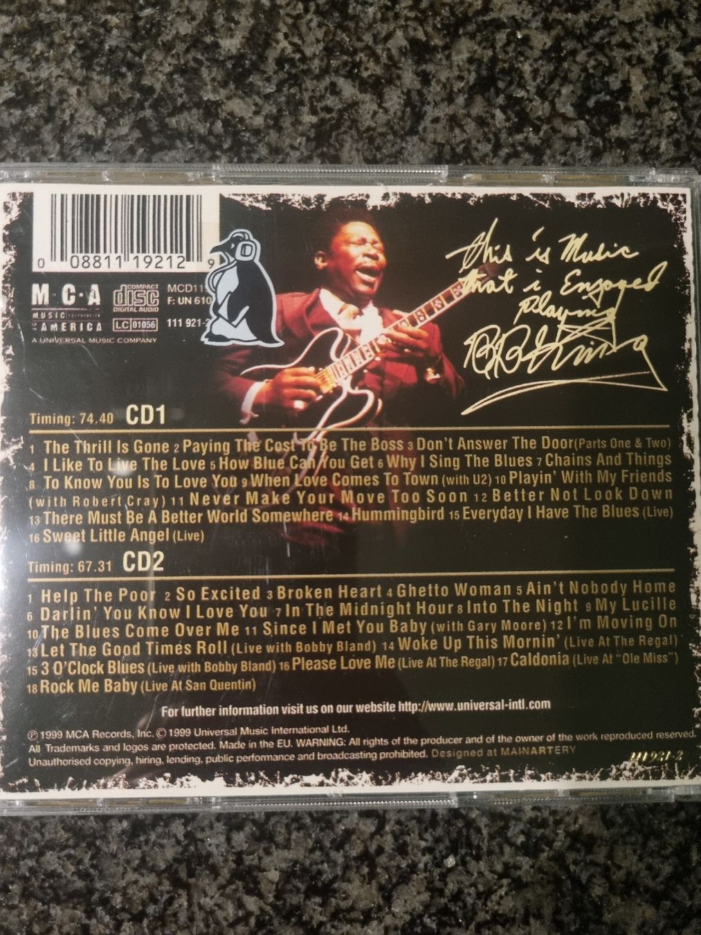 CDs: B.B.King his definitive greatest hits – Gebraucht aus Roveredo GR von Dav_77 1