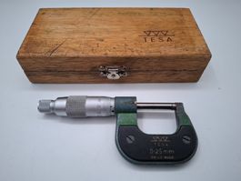 Micromètre Vintage TESA (0-25 mm) & Son Écrin d'Origine 🇨🇭