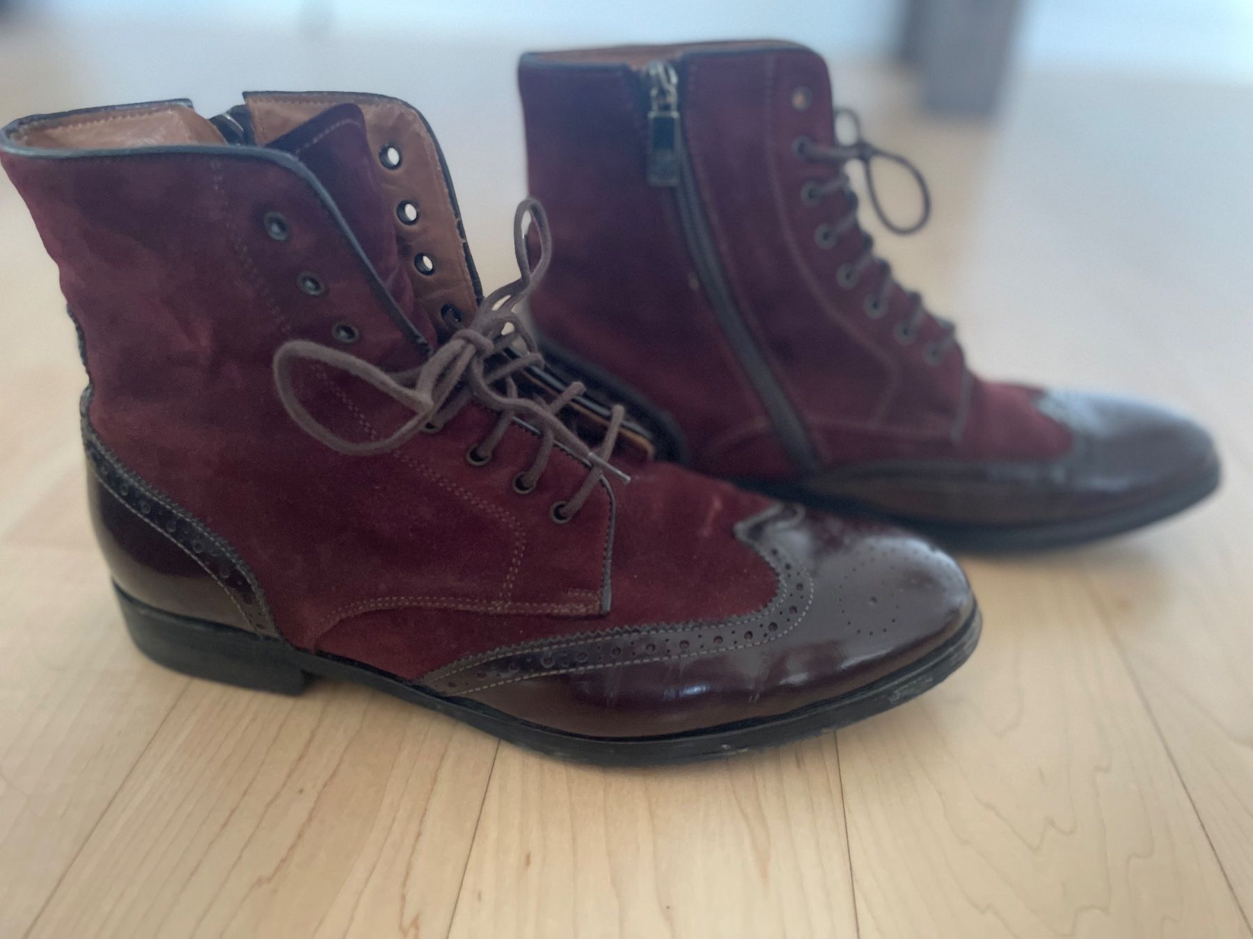 Navyboot Scarpe da donna: Navyboot Stiefelette bordeaux, Gr.40 wie neu – Usato da Lenzerheide/Lai venduto da maa_6brh