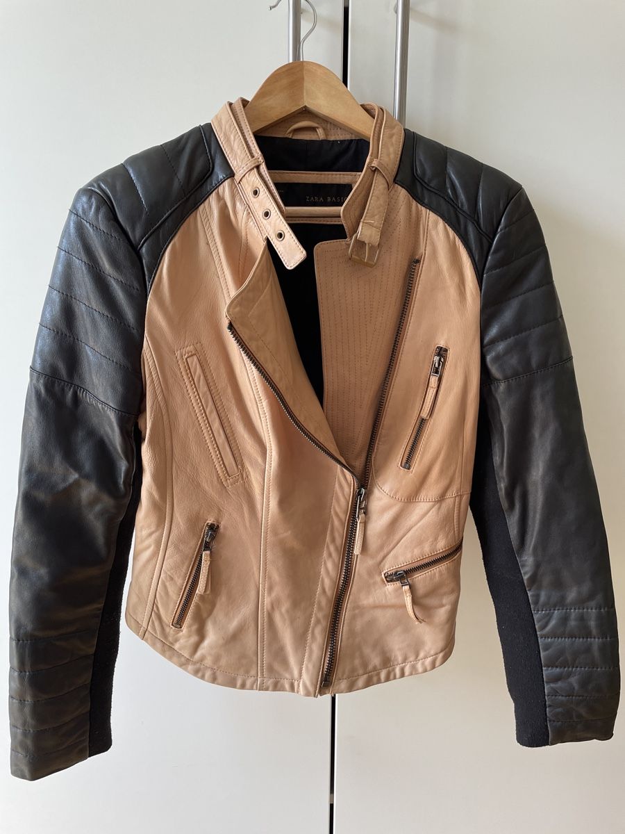 Jacken: Veste cuir Zara XL – Defekt aus Montagny-la-Ville von Sissi-Sissi