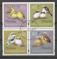 Polen : top 4-er Block VÖGEL   (28