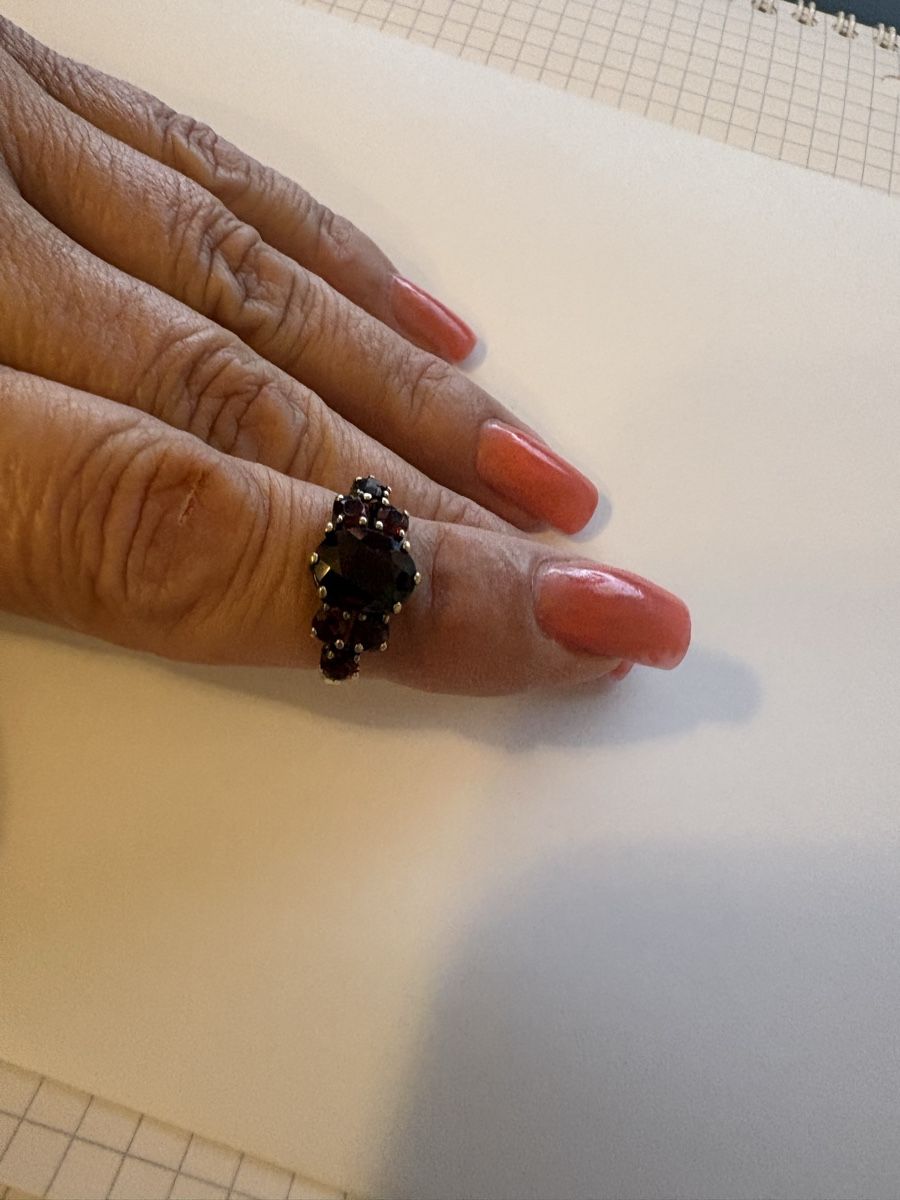 Ringe: Granatstein Ring 333gg uralt – Gebraucht aus Murten von Tzaugg 2