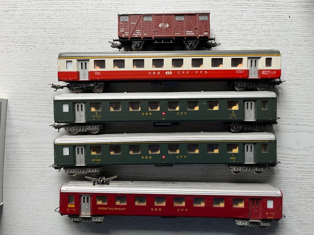 Wagon Aku-Modelleisenbahnen 1041-B GKlm BLS à Construire – Échelle HO 1/87, Occasion