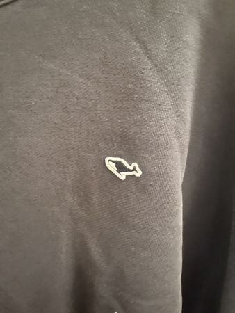 Sweatshirt schwarz, oversized, schwere Baumwolle - Gr. L