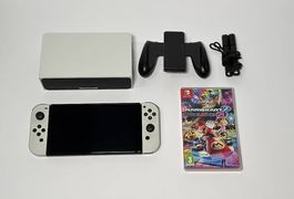 Nintendo Switch Oled + Mario Kart 8 + 128GB SD