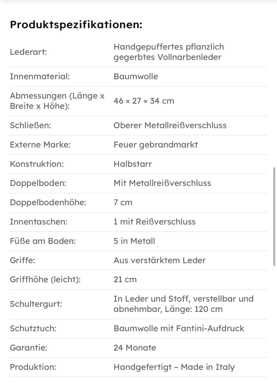 Borse: Reisetasche Leder Giglio - Farbe: Braun – Nuovo e nell'imballaggio originale da Wittenbach venduto da WWW.DRILUBAGS.CH 9