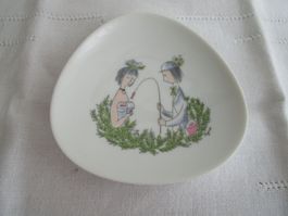 Kleiner Teller Rosenthal, Raymond Peynet, 50er Jahre