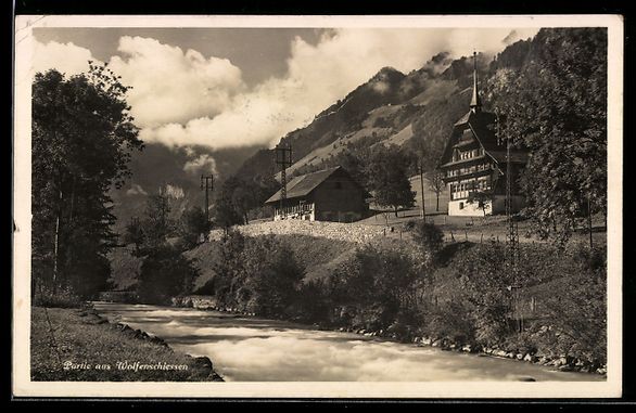 Cartoline postali: Wolfenschiessen, Partie aus Wolferschies – Usato da Berlin venduto da bartko-reher