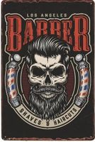 Metallschild Barber Shop Blechschild Coiffeur Bart Salon