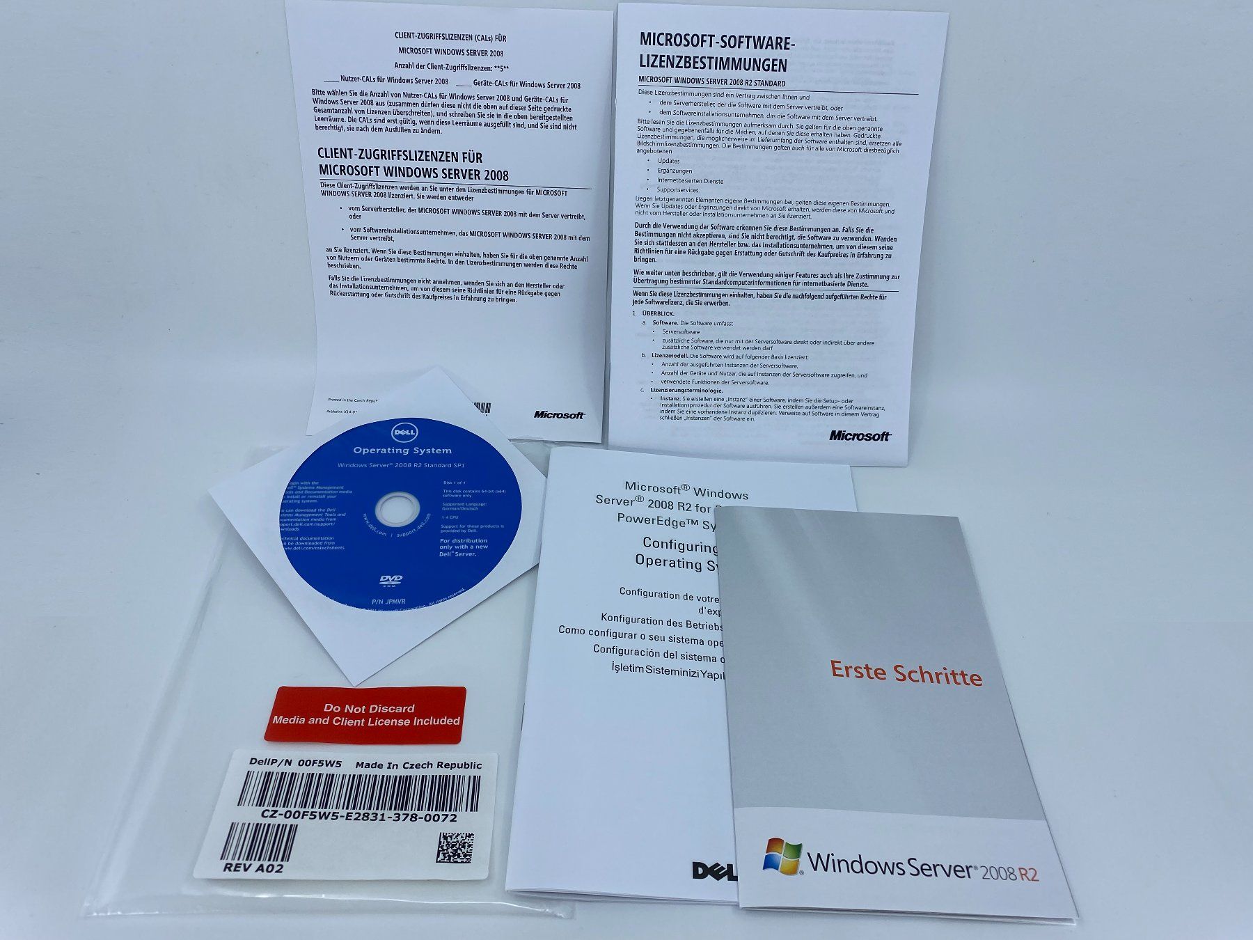 Microsoft Software: Microsoft Windows Server 2008 R2 Standard SP1 - Dell Edition – Nuovo (secondo la descrizione) da Langwiesen venduto da Restposten-24