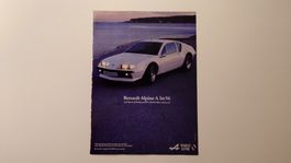 RENAULT ALPINE A 310 V6 - Werbung / Bilddokument / Reklame