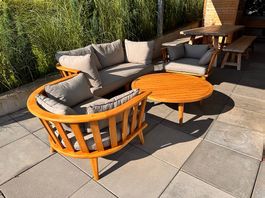 Massives Teak Garten-Lounge Set  Noumea  gekauft 2025