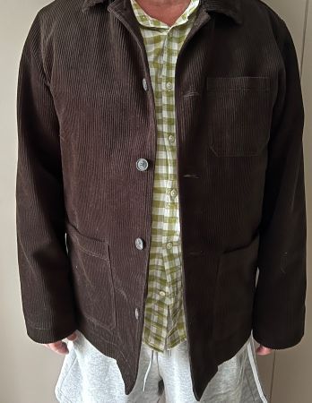 LAREDOUTE FRANCE Veste En Velours Côtelé Marron/Cordjacke XL