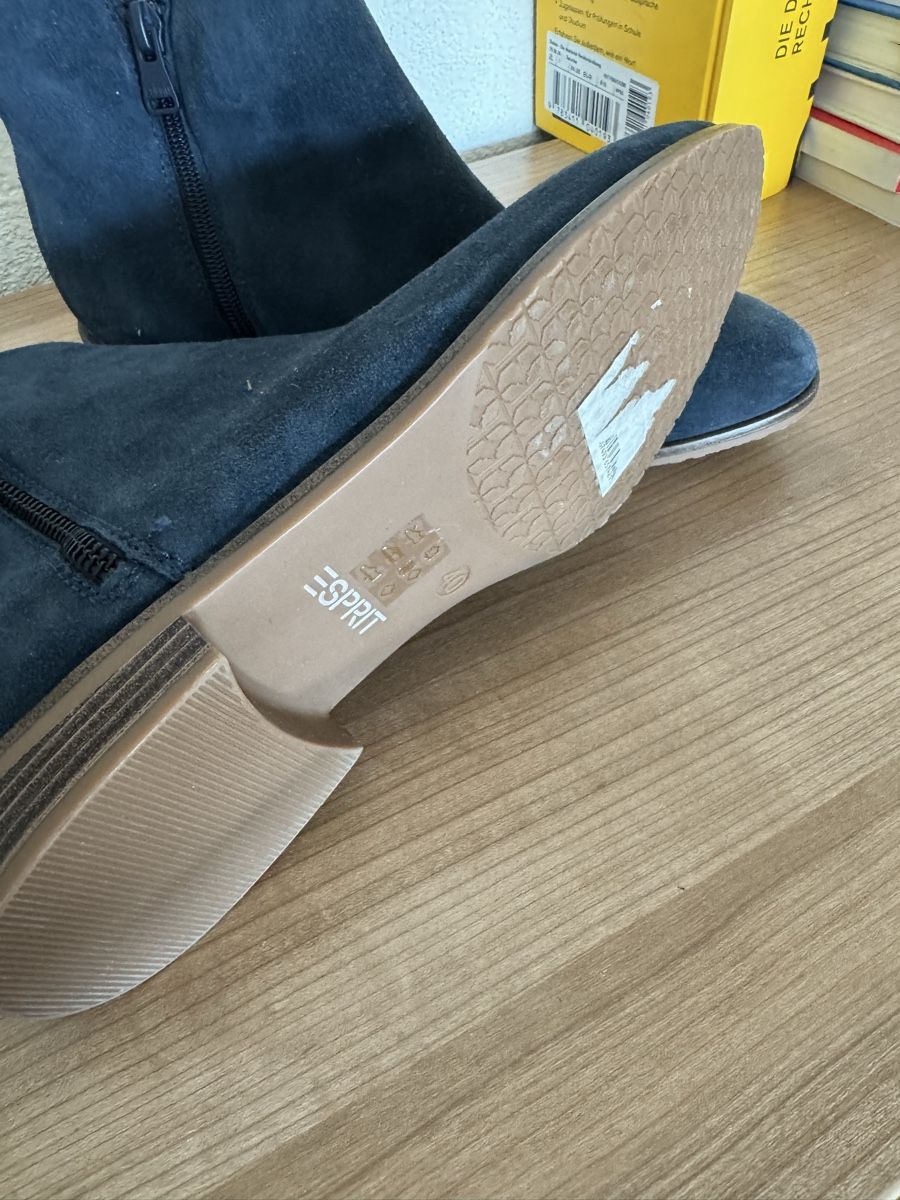 Scarpe da donna: Esprit Wildleder-Stiefeletten in Blau NEU – Nuovo (secondo la descrizione) da Gattikon venduto da aniolhouse 3