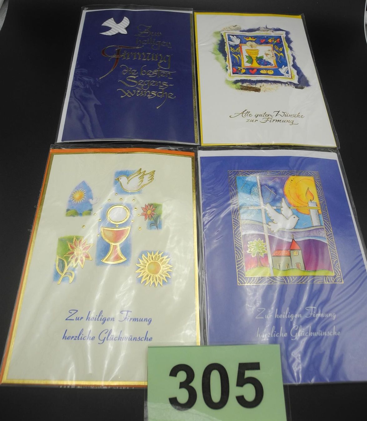 Cartoline: 4 Firmkarten, Nr. 305 – Nuovo e nell'imballaggio originale da Kottwil venduto da Crazyrolf 1