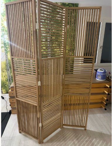 Maisons du monde Paraventi: Wooden Divider – Usato da Confignon venduto da lynningva