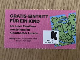 Kleintheater Luzern: Eintritt für ein Kind