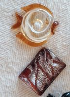Lot de 2 magnifiques pendentifs en verre vénitien (Murano)