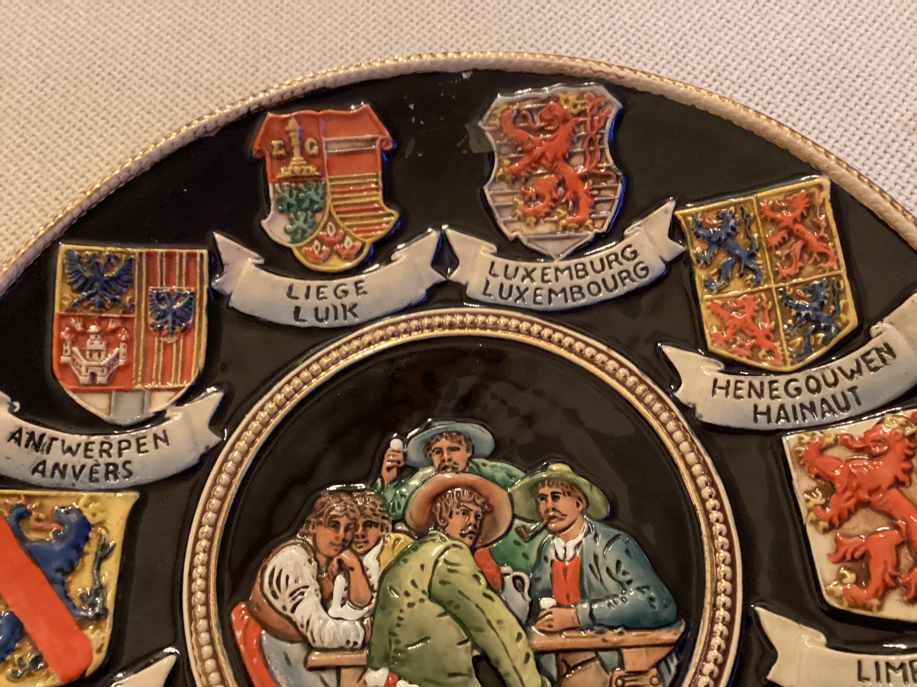 Tutte le decorazioni: Rare Assiette émaillée murale 9 Provinces Belges – Usato da Bursinel venduto da don_ccb9 1