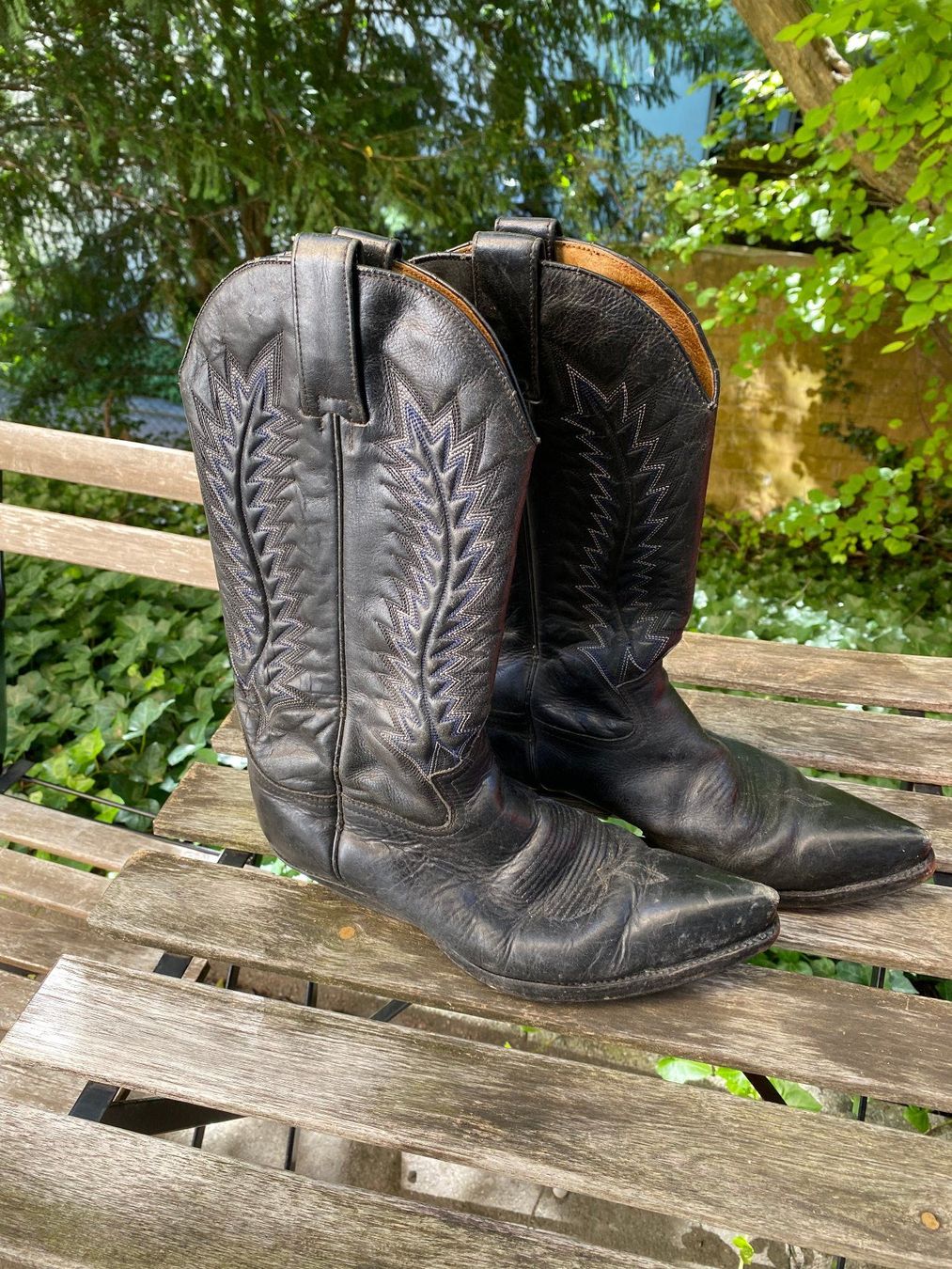Herrenschuhe: Original gebrauchte Cowboy Stiefel Leder Diverse Grössen – Gebraucht aus Zürich von Pyramid1 4