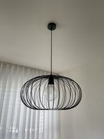 Pendelleuchte Gitter Design schwarz 
