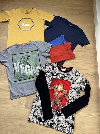 8 Stk. T-Shirts, 158/164