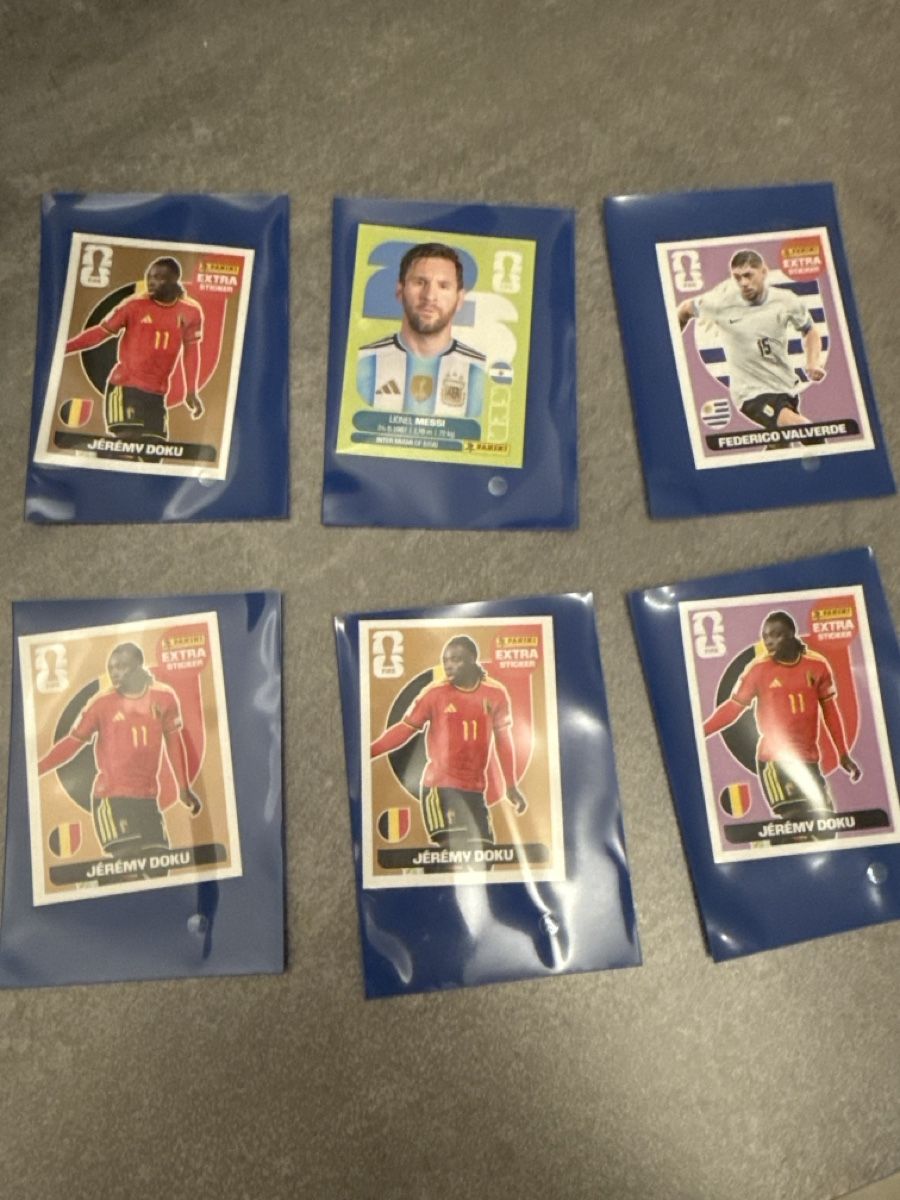 Panini Carte collezionabili: 5 panini extra violette et bronze + 1 Messi  – Nuovo (secondo la descrizione) da Colombier NE venduto da ste_hd5z