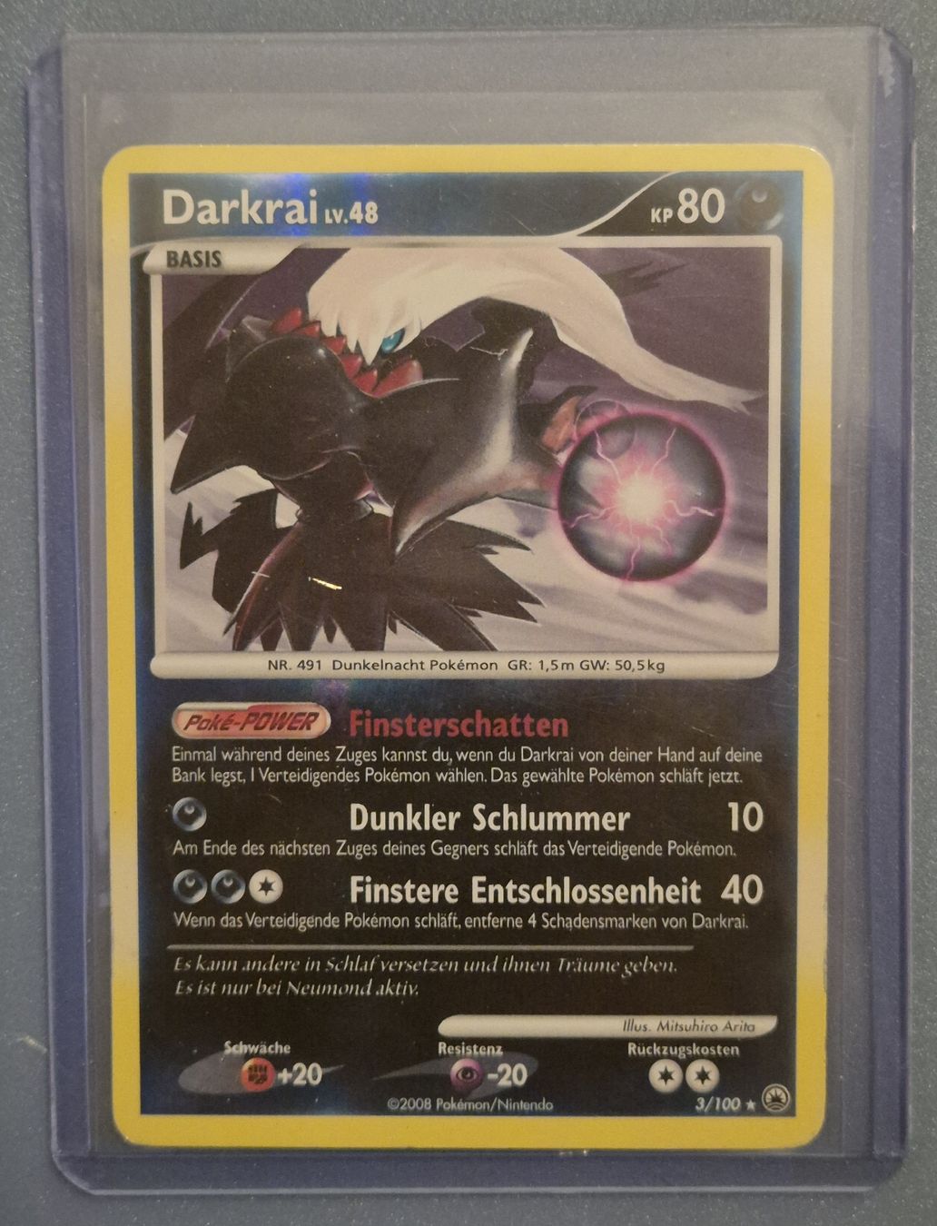 Pokémon Carte collezionabili: Pokemon Darkrai LV.48, reversholo, 2008. – Usato da Zofingen venduto da Noellerbeller