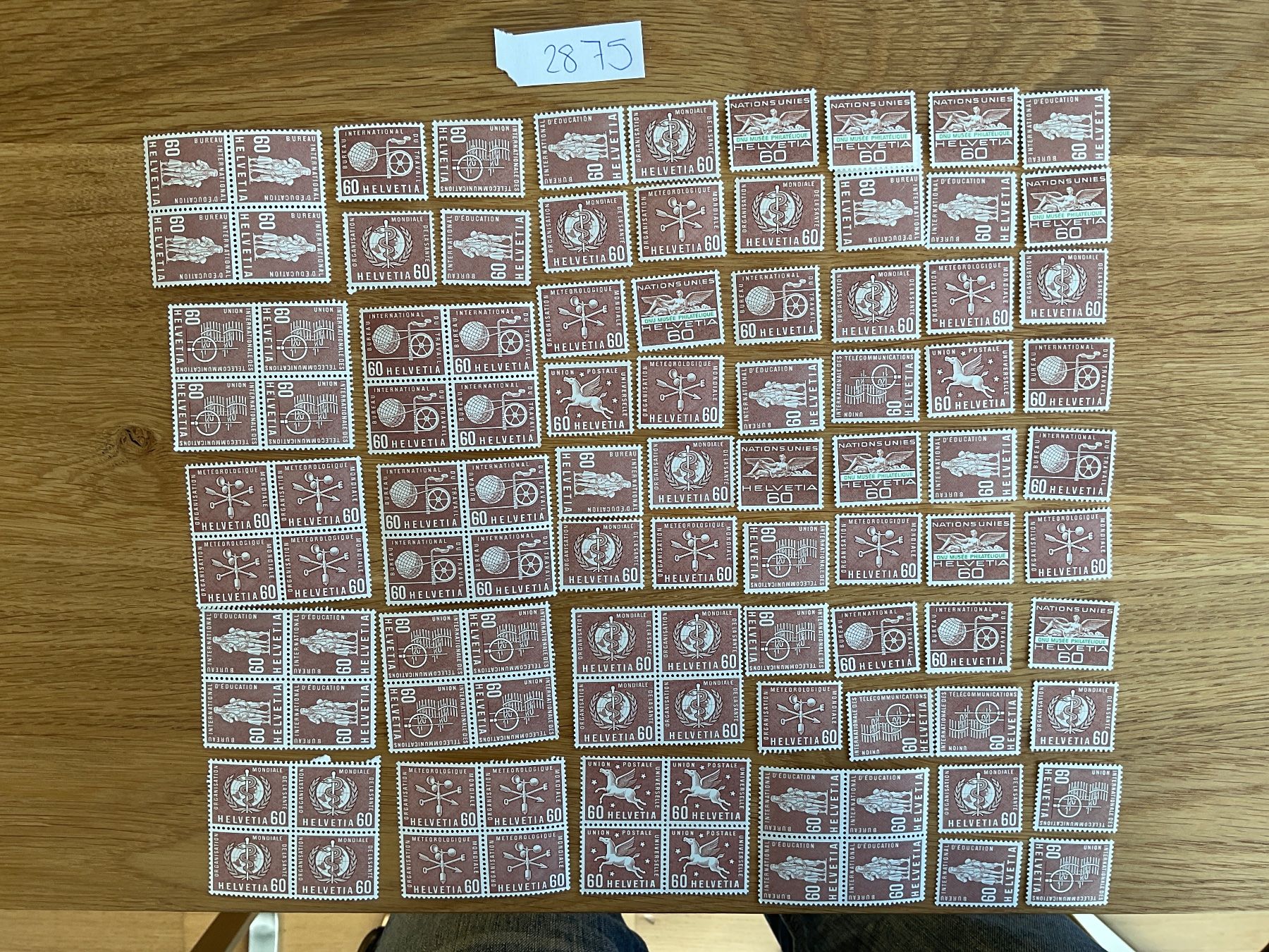 Alle Briefmarken: 60Fr Ämter Frankaturware ungestempelt postfrisch Sammlung – Neu (gemäss Beschreibung) aus Wil SG von Chefsugus