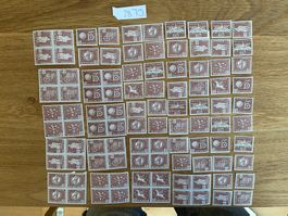 60Fr Ämter Frankaturware ungestempelt postfrisch Sammlung