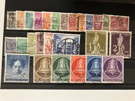 Berlin 1949-53, Lot mit besseren Ausgaben, KP 330.--