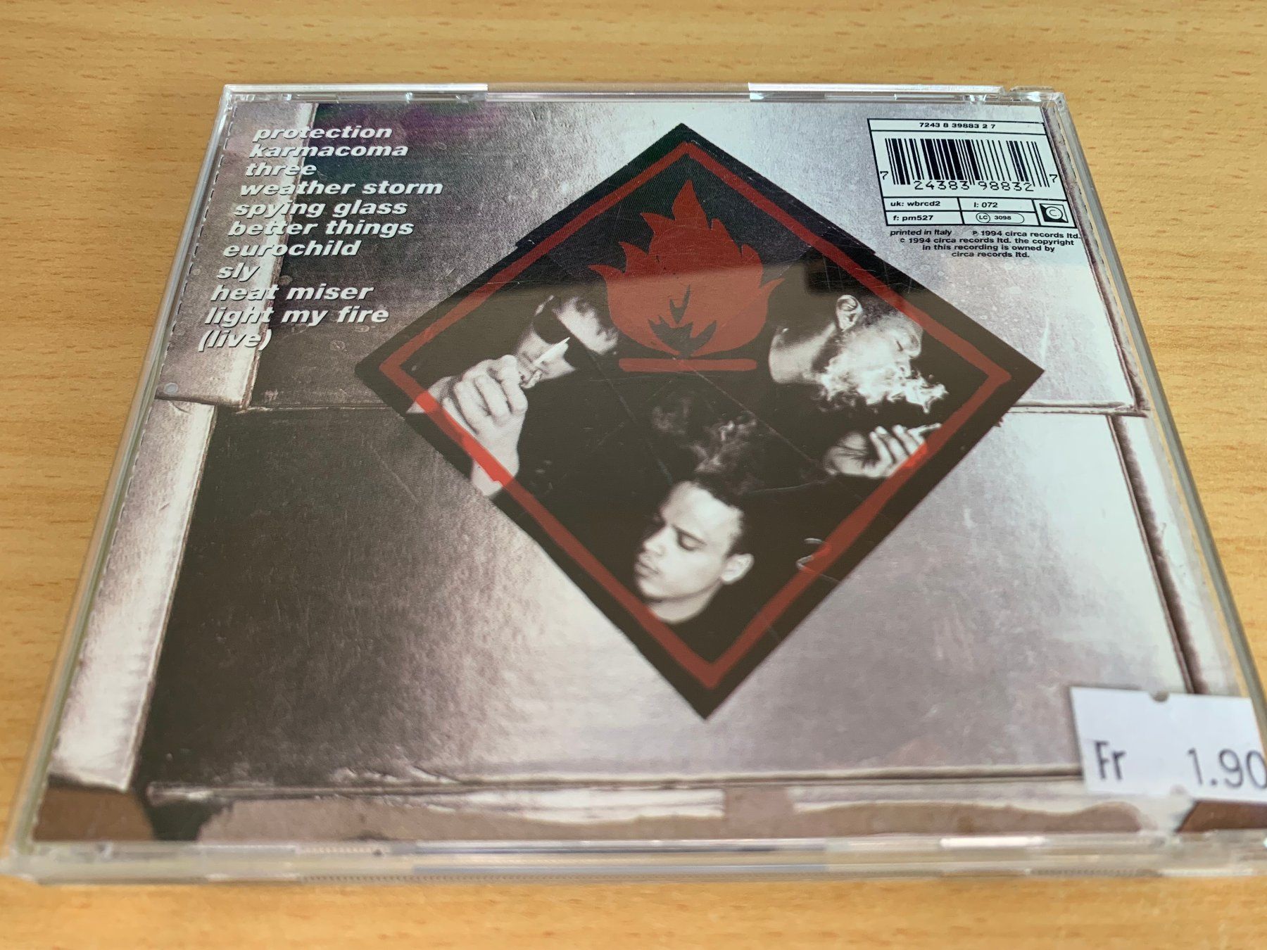 CD: Massive Attack – Protection – Usato da Rikon im Tösstal venduto da Alpenmutz 1