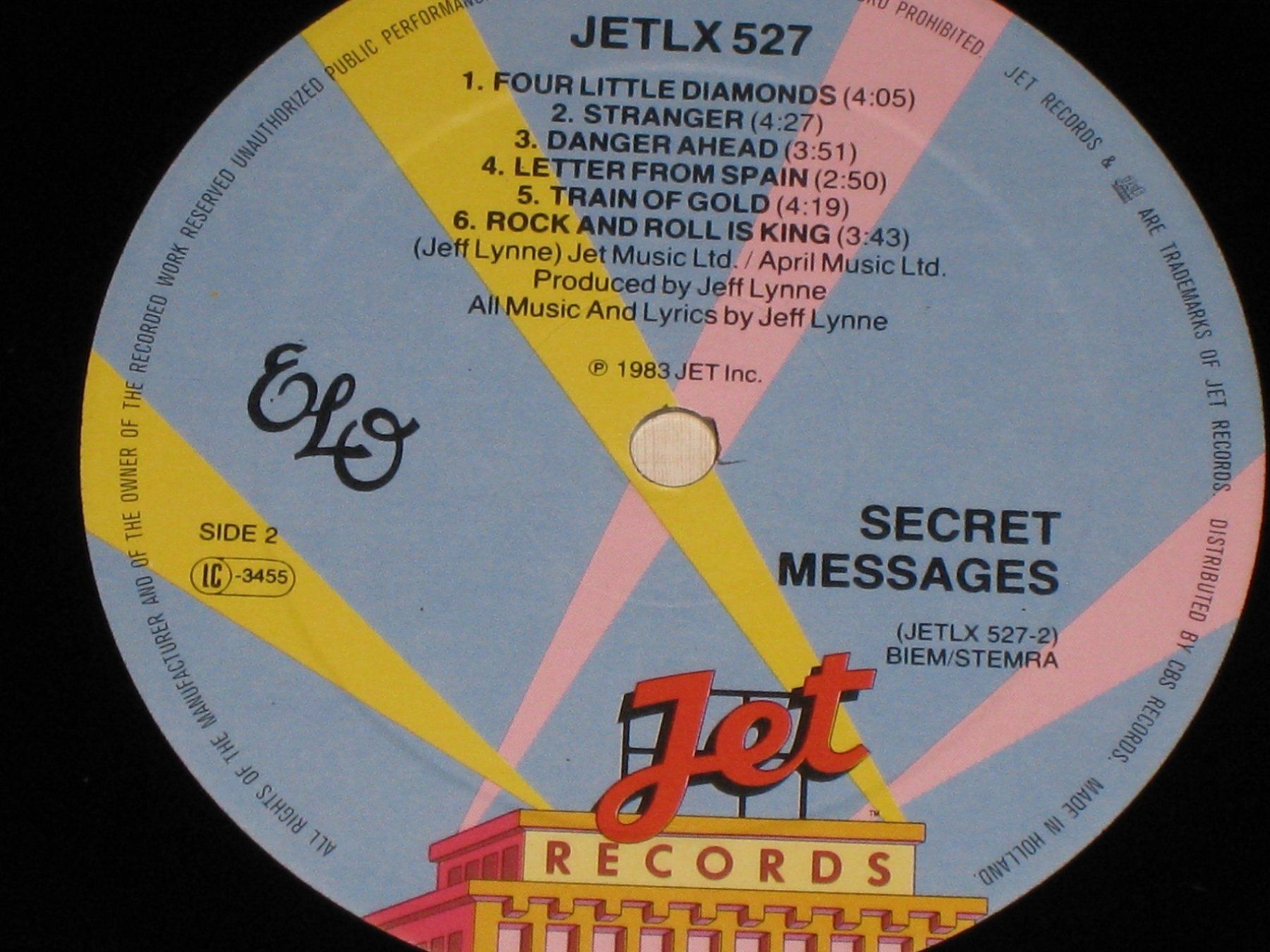 Dischi in vinile: LP - ELO - SECRET MESSAGES – Usato da Steckborn venduto da Quo7 2