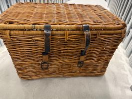 Vintage IKEA Korbtruhe aus den 90 er