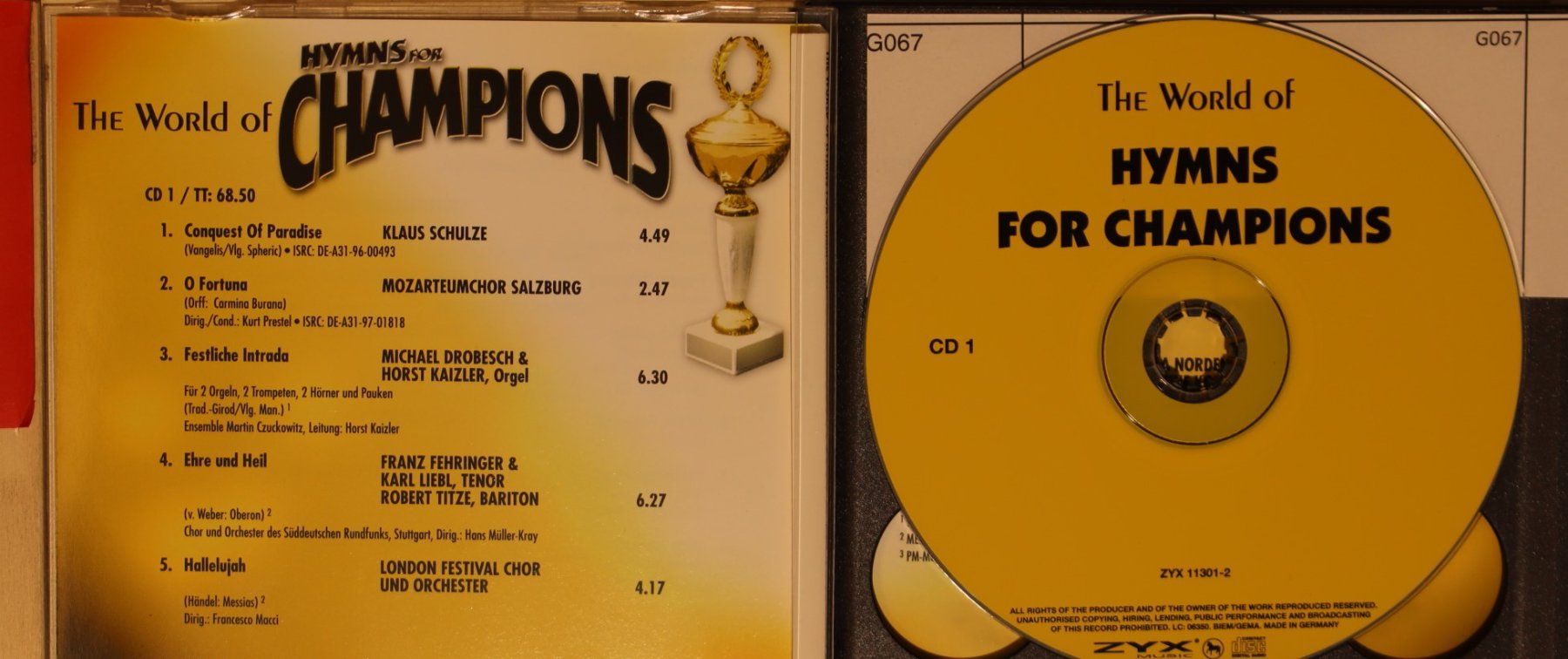 CD: Hymns For Champions – Usato da Luzern venduto da CONTENTI 1