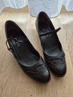 Elegante Paul Green Leder Pumps, braun, Grösse 38, Herbst