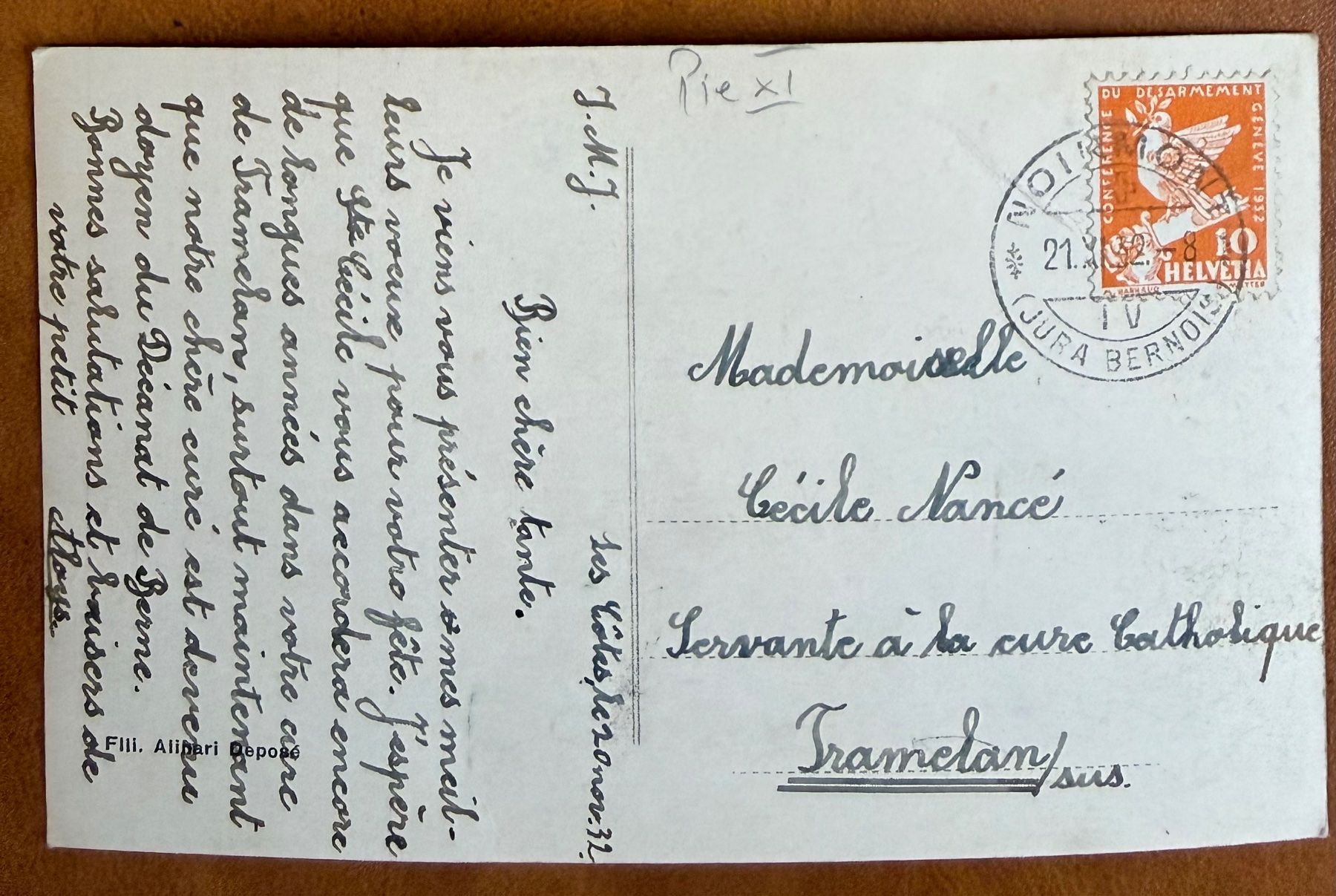 Ansichtskarten: Pape Pie XI - 1932 – Gebraucht aus Lutry von Ediego 1