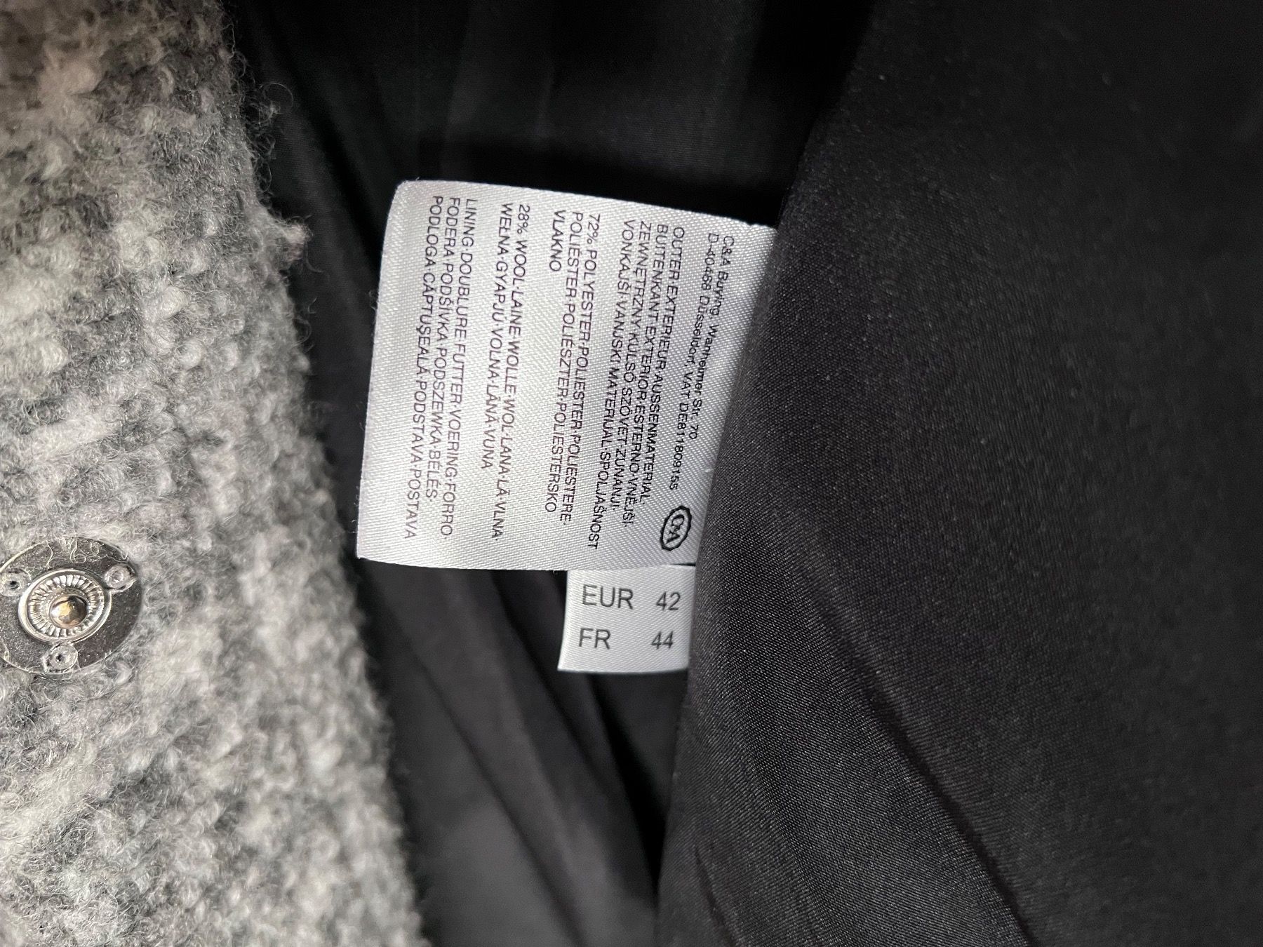 C&A Cappotti: Manteau d’hiver C&A | Taille 42 – Usato da Charmey (Gruyère) venduto da ya_12 4