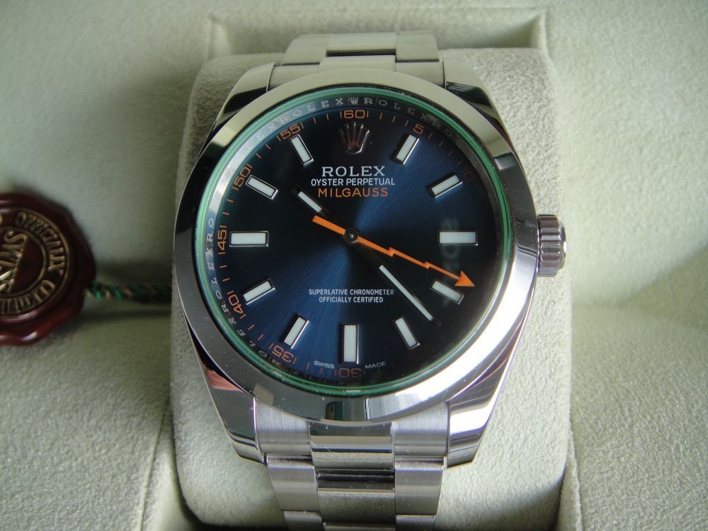 Rolex Orologi: Rolex / Milgauss / Blue Dial – Usato da Biberist venduto da keine-ursache 1