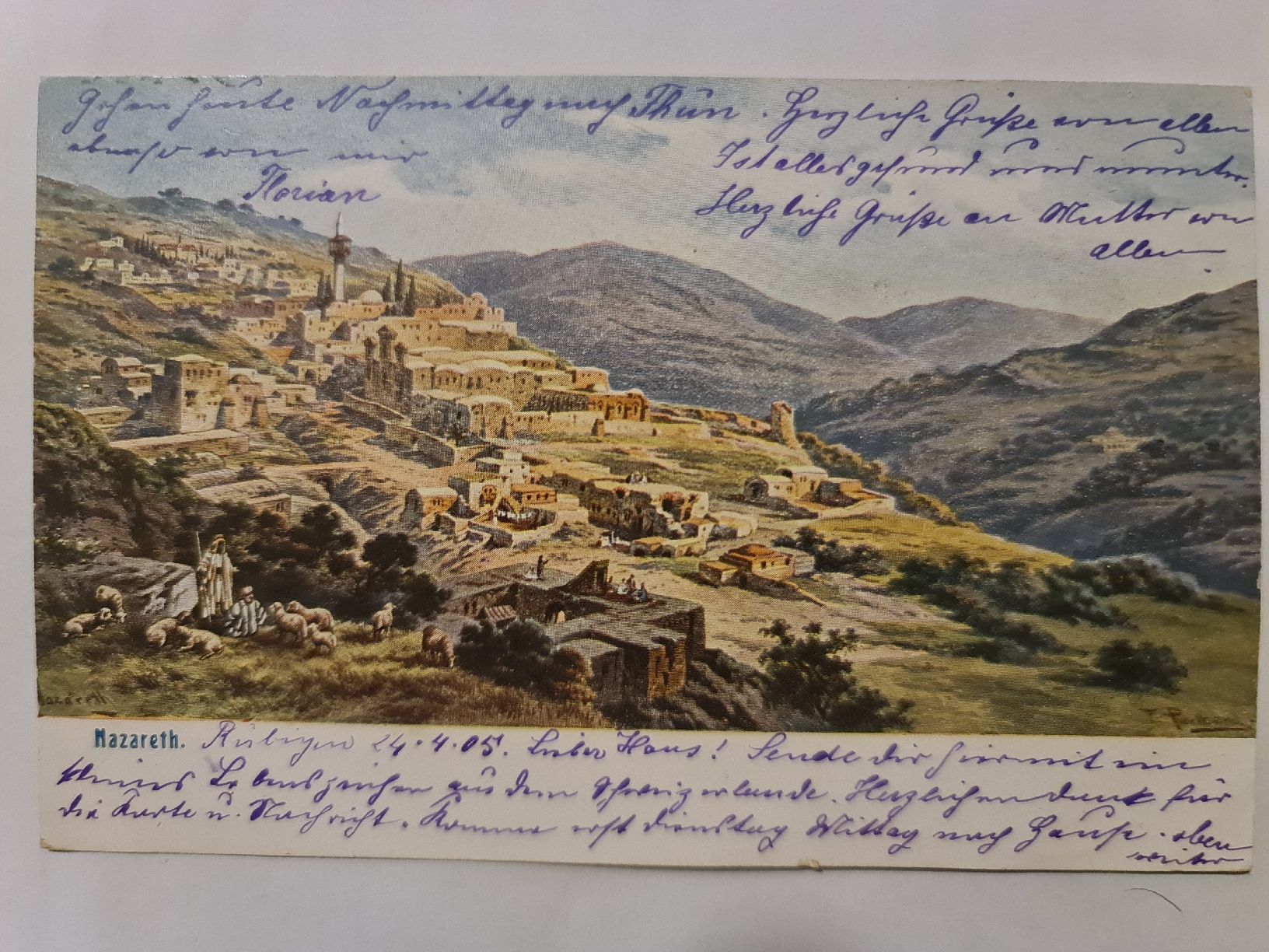Cartes postales: Alte Ansichtskarte 1905 Nazareth 166 – D'occasion à Dintikon par Vexi