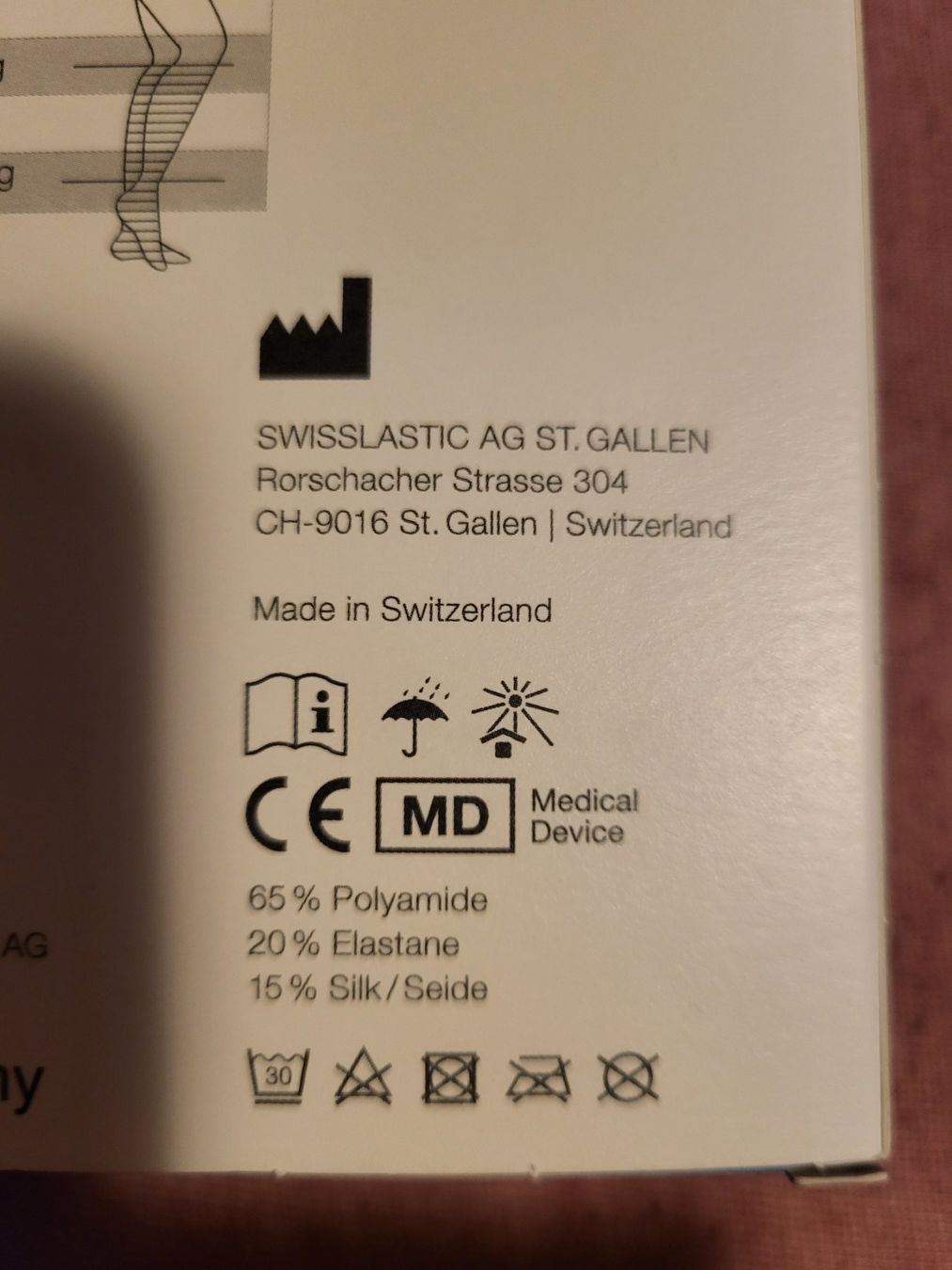 Chaussettes: Venosan silk support  StützsockenM – D'occasion à Mollis par reiver 3