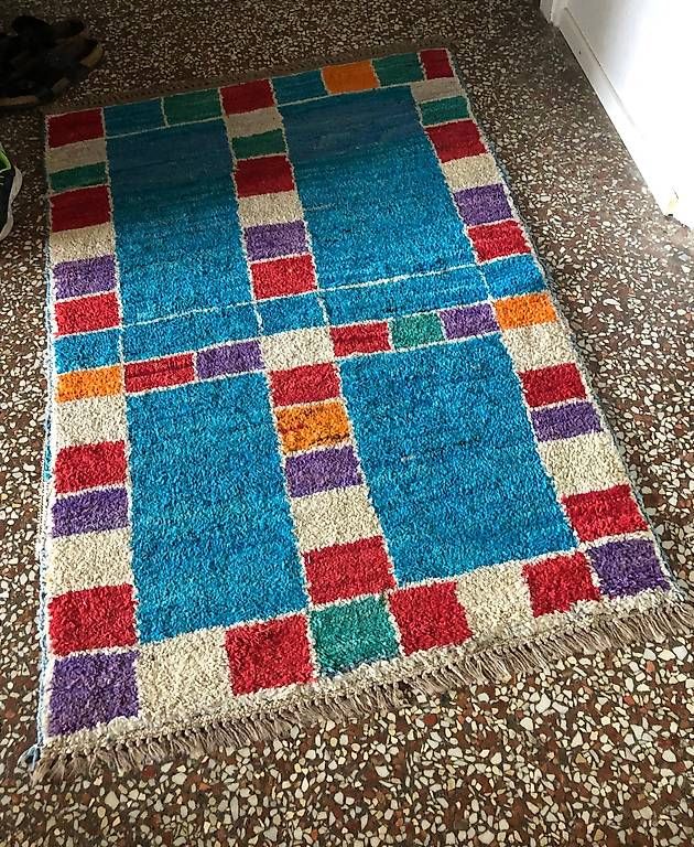Tapis: Farbiger, handgewobener Teppich – D'occasion à Luzern par kon_s5wg