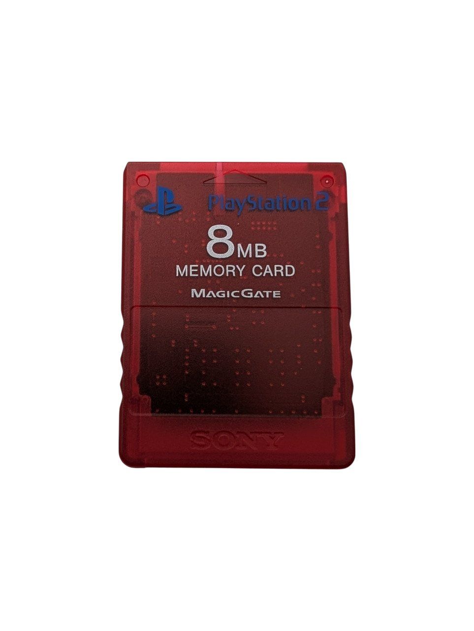 Sony Memory unit & Memory card: PlayStation 2 Memory Card 8MB Crystal Red – Usato da Domat/Ems venduto da IsseldorsShop