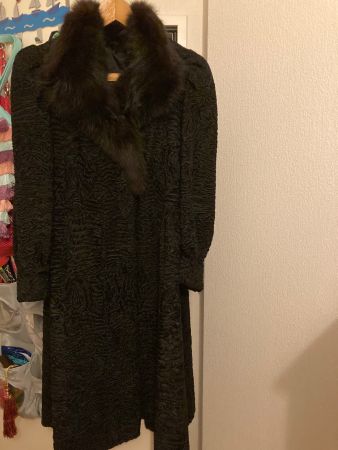 Manteau Astrakan Vintage