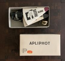 Vintage paar design Lampen Philips Apliphot Bakelit