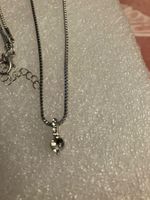 Schöne Modeschmuck Kette mit synth. Zirkonia Anhänger