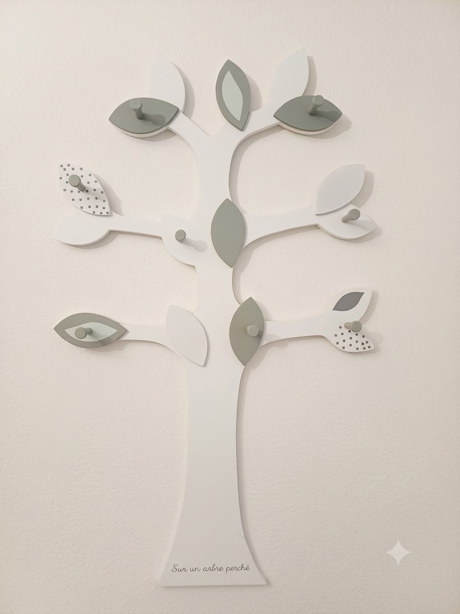 Tutte le decorazioni: Tree shaped wall hook rack white grey used – Nuovo (secondo la descrizione) da Zürich venduto da Margarida_123