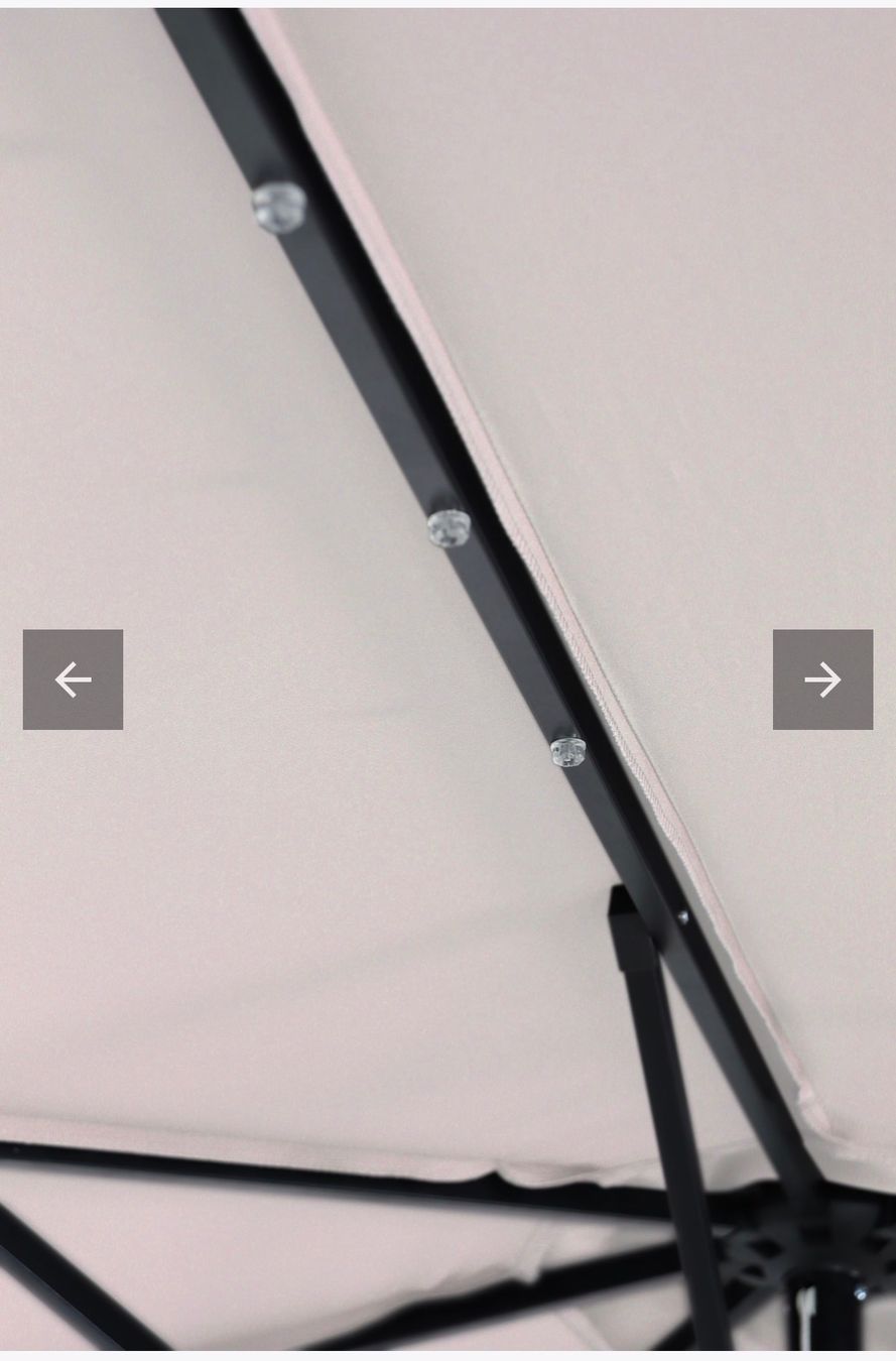 Gonser Sonnenschirme: sonnenschirm 300cm mit led – Gebraucht aus Oberglatt ZH von suj_v56m 3